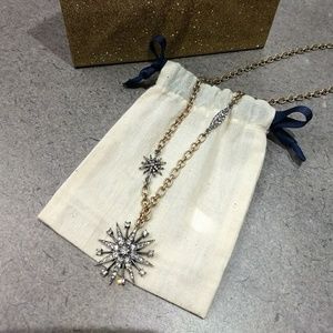 C+I starburst necklace